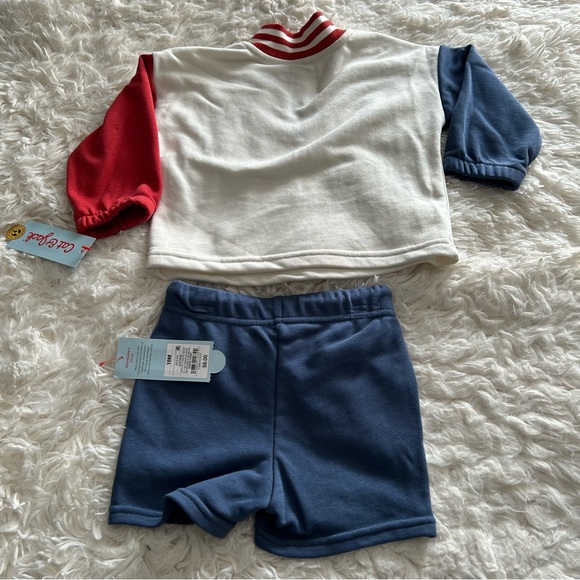 Cat & Jack Kids' Colorful Pullover and Shorts Set - Picture 2 of 2